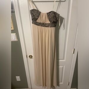 Cream Long Dress Size 8